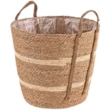 DEMA Pflanzkorb Seasons 45 x 45 cm Braun/Mehrfarbig