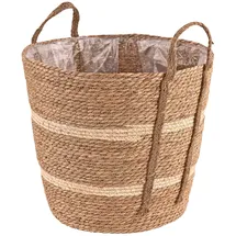 DEMA Pflanzkorb Seasons 45 x 45 cm Braun/Mehrfarbig