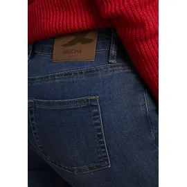Arizona 7/8-Jeans "Shaping", Damen, Gr. 34, N-Gr, blau (dunkelblau us), Jeans, Obermaterial: 79% Baumwolle, 19% Polyester, 2% Elasthan, Basic, slim fit 7/8-Länge, Jeans, eng anliegend, Röhrenjeans, Used-Waschung, High-Waist, 7/8-Länge