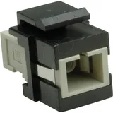 Roline 21.17.0053 LWL-Adapter Schwarz