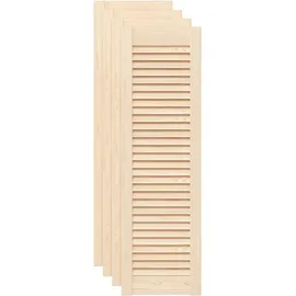vidaXL Schranktüren Lamellen-Design 4 Stk. 99 x 29,5 cm