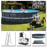 INTEX Komplettset Ultra XTR Frame Pool mit Sandfilteranlage Schwimmbecken
