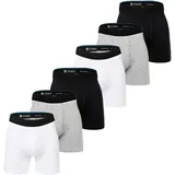 Stance Boxershorts 6er Pack Schwarz/Weiß/Grau XXL