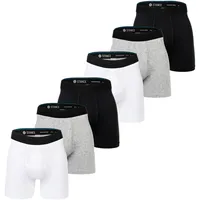 Stance Boxershorts 6er Pack Schwarz/Weiß/Grau XXL