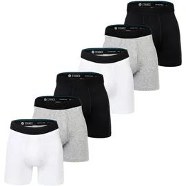 Stance Boxershorts 6er Pack Schwarz/Weiß/Grau XXL