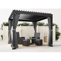 Konifera Pavillon »Palma«, Pergola, mit Lamellendach, Sockelmaß: 300x300 cm