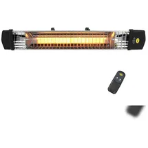Mo-El Iris RC Infrarotstrahler 1,8 kW grau/silber