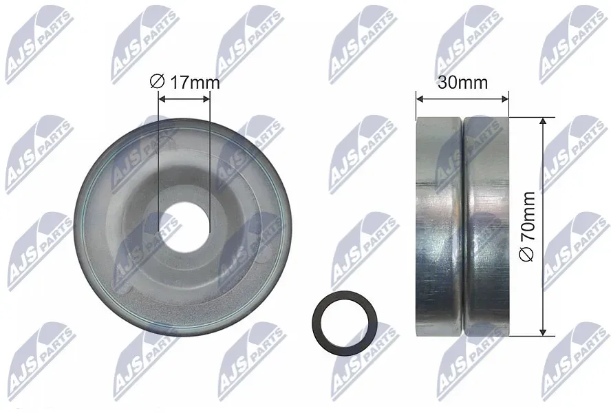 NTY Riemenspanner, Keilrippenriemen rnkhd015 für HONDA
