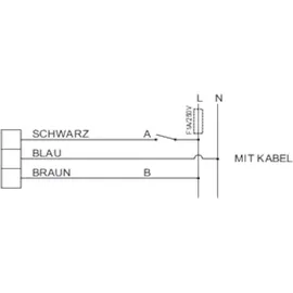 LK Armatur Deutschland GmbH LK 525 3-Wege Set Rp 1 Zoll Innengewinde inkl. Motor 1m Kabel
