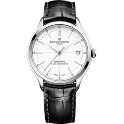 Baume & Mercier Clifton Baumatic 40mm M0A10518 - weiß,schwarz - 40mm