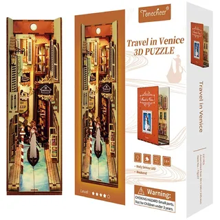 tonecheer Book Nook DIY Bücherecke Travel in Venice