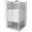 Apia Duschabtrennung 90 x 90 cm rechts 190 cm Gestreift 6mm Glas 840-090-090-01-20
