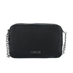 Schwarze Handtasche Big Star Modische Damentasche, universal