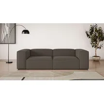 otto home Big-Sofa "HAILY Modularsofa, Maße B/T/H: 260/100/72 cm", braun, B:260cm H:72cm T:100cm, 100% Polyester, Sofas, Big-Sofa, als Modul oder separat verwendbar, für individuelle Zusammenstellung