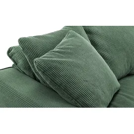 Sofa.de Big Sofa Stoff 3-Sitzer Grau