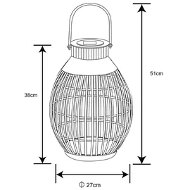 bmf-versand Solarleuchte Garten Laterne 2er Set 27cm Solarlampe Außen Außenleuchte Solar