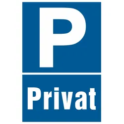 Hinweisschild - Privat