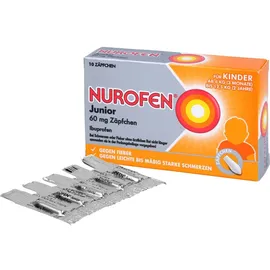 RECKITT NUROFEN Junior 60 mg Zäpfchen