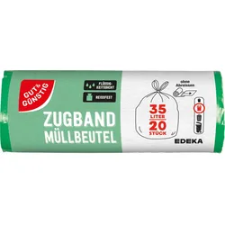 GUT&GÜNSTIG Müllbeutel 35,0 l grün