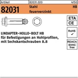 Lindapter Hohlraumdübel R 82031 6-ktschraube HB 20-1 (90/34) 8.8 feuerverz. 1St. LINDAPTER