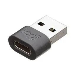 Logitech Logi Zone Wired USB-A Adapter - USB-Adapter - USB Typ A (M)