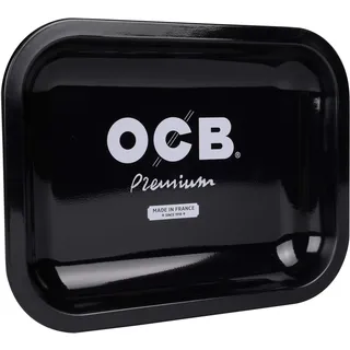OCB Premium Rolling Metal Tray, Metall, Medium, 11.5Wx7.5L