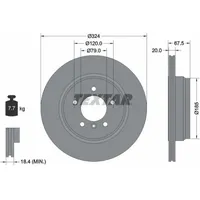 Textar Bremsscheibe PRO