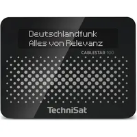 TechniSat CABLESTAR 100 Digitalradio-Empfangsteil, Schwarz