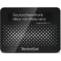 TechniSat CABLESTAR 100 Digitalradio-Empfangsteil, Schwarz
