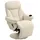 Homcom Relaxsessel 85 x 105 x 85 cm Weiß mit Liegefunktion