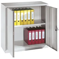 C+P Flügeltürenschrank Serie 13, H1000xB935xT400mm, 7035/7035