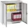 C+P Flügeltürenschrank Serie 13, H1000xB935xT400mm, 7035/7035
