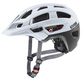 Uvex finale 2.0 - sicherer MTB-Helm für Damen und Herren - individuelle Größenanpassung - erweiterbar mit LED-Licht - cloud-dark silver matt 52-57 cm