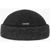 Stetson Schiebermütze Sparr Wolle Kaschmir Docker Cap mit Fleece-Futter grau 63/XXL