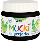 Kreul Mucki Fingerfarbe 150 ml schwarz