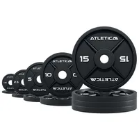Atletica Hantelscheiben Iron Plates Set 97,5 kg Gusseisen 50 mm