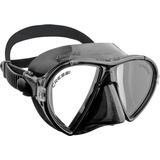 Cressi Ocean Mask - Schnorchelmaske Ocean, Schwarz/Schwarz, Einheitsgröße, Erwachsene Unisex