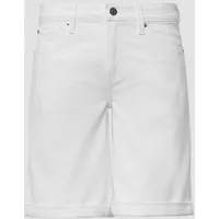 S.Oliver Jeans-Bermuda Karolin/Straight Fit/Mid Rise/Straight Leg weiß 38