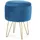 Akord Pouf AKORD LILI Samt 35 x 45 cm Blau