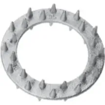 Geka Geka, Holzverbinder C10- 80 zweiseitig, verzinkt ( Scheibendübel )