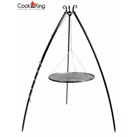 Cook King Schwenkgrill 200 cm inkl. Grillrost Ø 80 cm Rohstahl