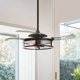 Fanaway Classic 122 cm Deckenventilator schwarz mit Licht inkl. Fernbedienung