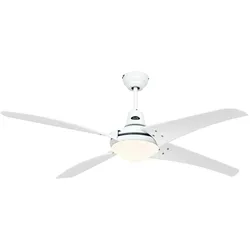 Deckenventilator MIRAGE - Lack Weiß / Kunststoff Lack weiß / Mit Fernbedienung