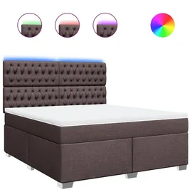vidaXL Boxspringbett 180 x 200 cm Braun