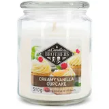 fragrance and style gmbh Creamy Vanilla Cupcake Duftkerze 510 g gelb
