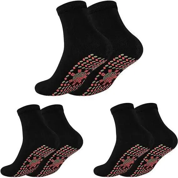 Chaussettes Chauffantes - Auto-Chauffante - Noir - Laufen - Sports d'hiver