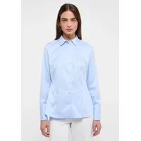 Eterna Hemdbluse CLASSIC FIT Damen Bluse - Bügelfrei blau