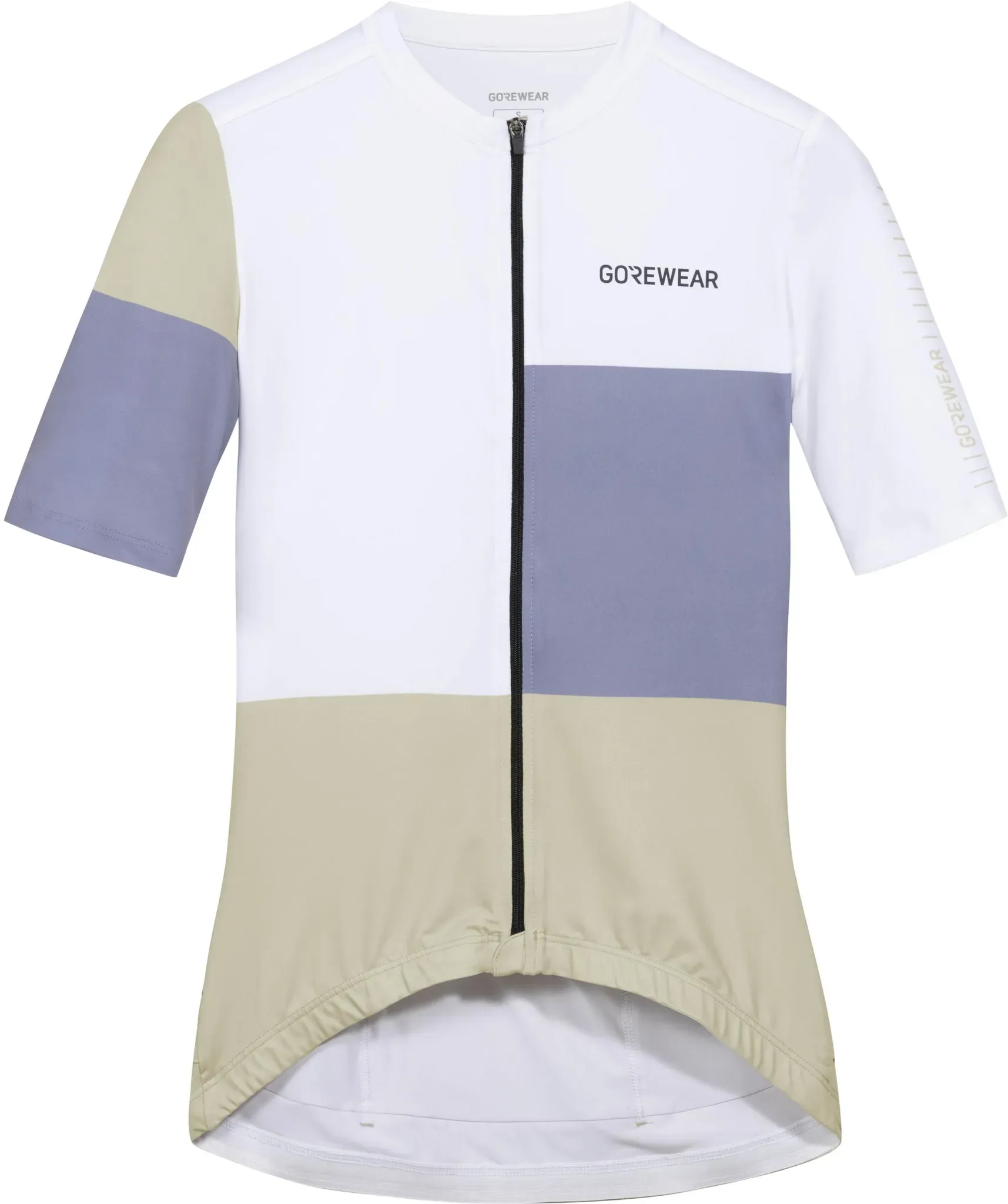 GOREWEAR SWIFTRIDE Block Trikot Damen in white-amethyst grey, Größe M - weiß