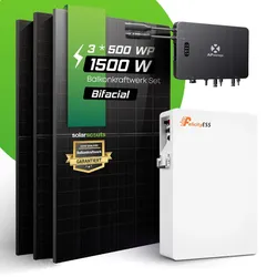 APsystems EZHI 1500W Balkonkraftwerk: Hybrid-Mikrowechselrichter mit 5kWh Speicher