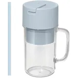 Royadulex - Royadulex Portable Blender Juicer Bottle, Tragbarer Mixer Entsafter Flasche, Persönlicher Mixer für Shakes und Smoothies, Wiederaufladbare Mixer Smoothie Maker für Reisen, Haus (Blau)